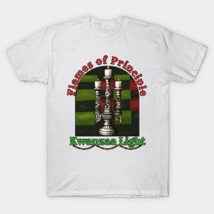 kwanzaa, flames of principle, Design T-Shirt